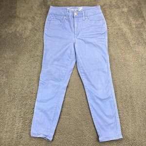 Seven 7 Jeans Womens Size 6 Blue‎ High Rise Skinny Crop Pants